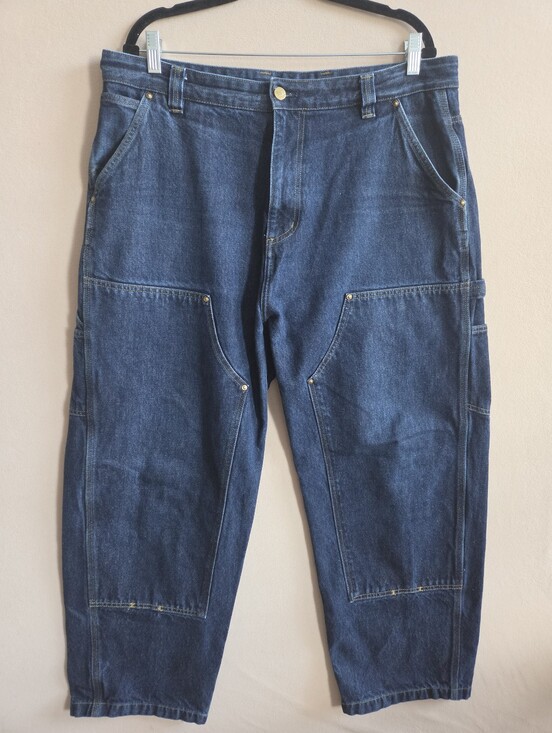 Carhartt WIP Other - Carhartt WIP Nash Double Knee Pants Blur Denim Jeans Size 38 Waist